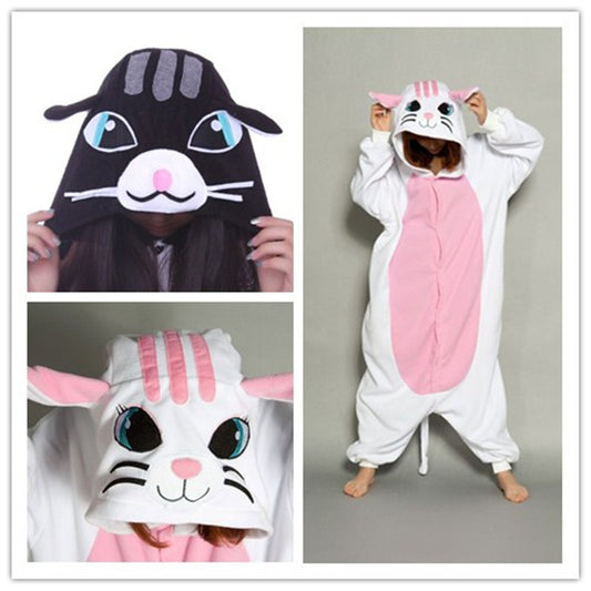 Pijama Infantil Gato Blanco Cartoon - Image 2
