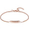 Custom Engraved Name Bracelet Rose Dorado Alison