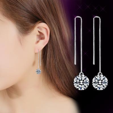 Aretes Largos de Flecos Ligeros