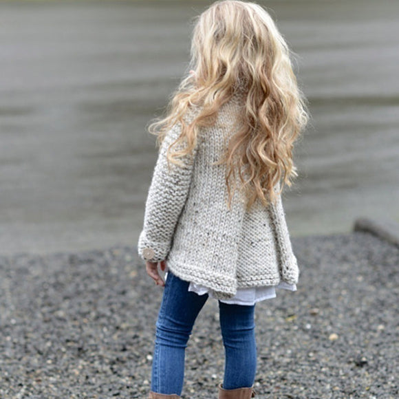 Cardigan Abrigo para Niñas - Suéter Versátil y Cómodo