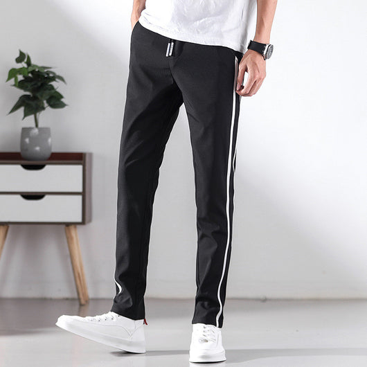 Pantalones Casuales Sueltos Estilo Hong Kong para Hombre Verano - Image 2