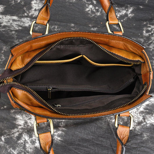 Bolso Crossbody de Cuero Genuino para Mujer - Diseño Elegante Multiuso - Image 3