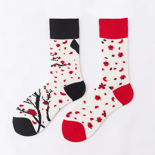 Calcetines Unisex Estampado Animal Abstracto en Algodón - Image 5