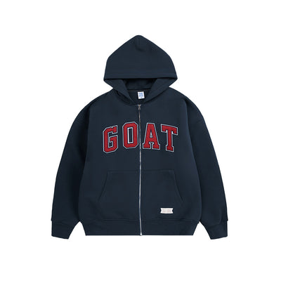 Sudadera con Capucha de Polar Monograma Bordado y Cierre - Image 4
