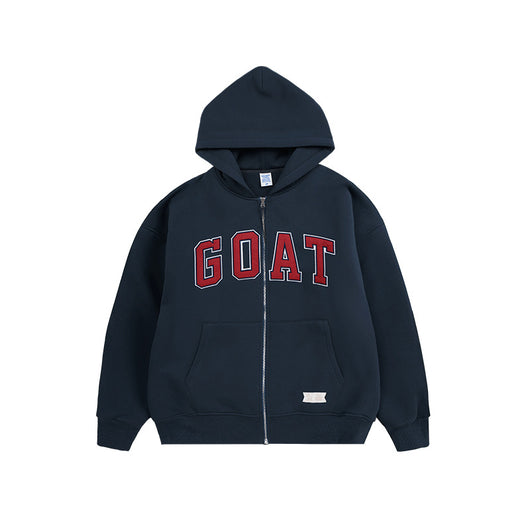 Sudadera con Capucha de Polar Monograma Bordado y Cierre - Image 4