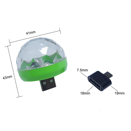 Proyector Disco Ball LED USB 5V - Iluminación DJ para Fiestas y Navidad - Image 4