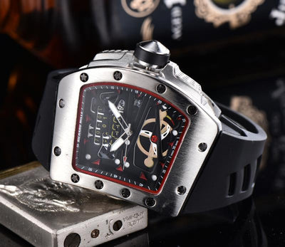 Reloj de Pulsera Cuarzo Diseño Calavera con Correa de Silicona - Image 7