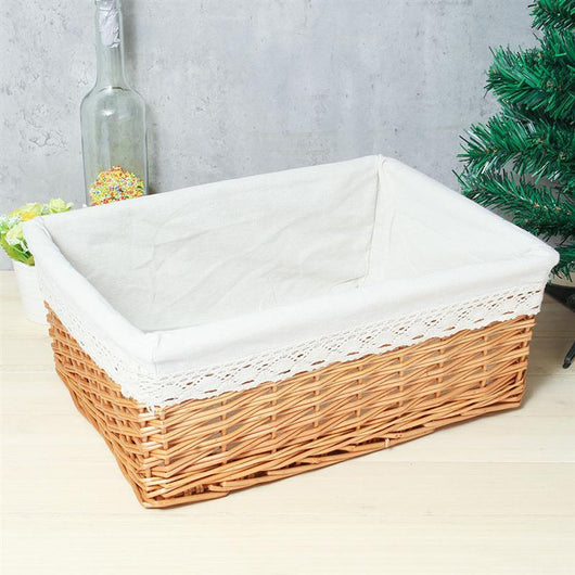 Cesta de Almacenamiento Tejida en Jacinto Azul - Organizador Decorativo - Image 8