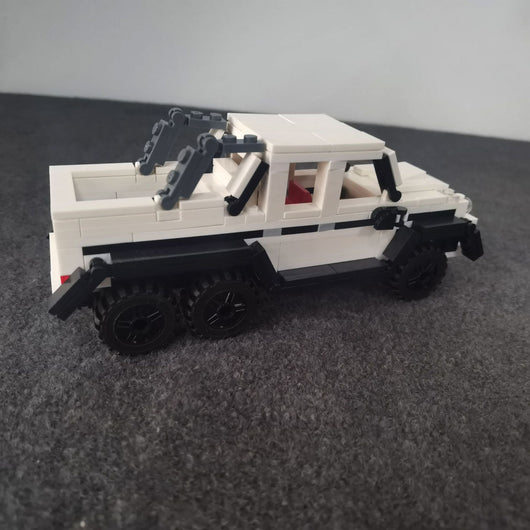 Camioneta Pickup 4x4 MOC Bloques de Construcción Educativos de Partículas Pequeñas - Image 8