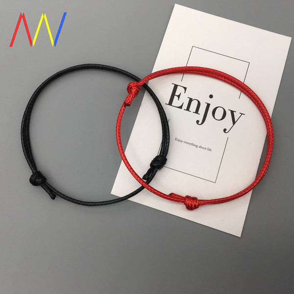 Joyería para Pies Bicolor en Negro y Rojo