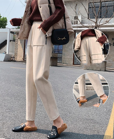 Pantalones Harem Rectos Delgados para Mujer - Image 22