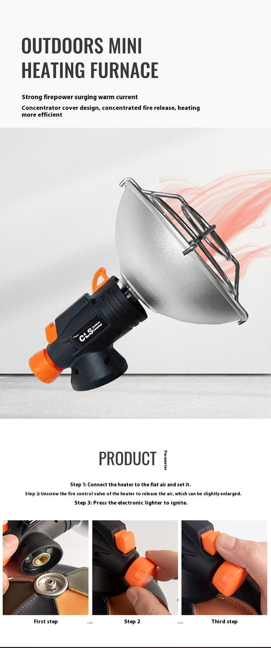 Calefactor Portátil para Exterior - Estufa Compacta - Image 9