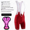 Wine Rojo Suspender Shorts