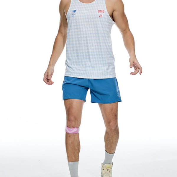 Shorts de Entrenamiento Hombre Cuatro Direcciones Stretch Costura Láser Transpirable Verano