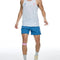 Shorts de Entrenamiento Hombre Cuatro Direcciones Stretch Costura Láser Transpirable Verano