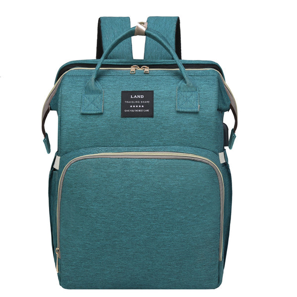 Mochila Maternal Multifuncional con Red Antimosquitos, Capacidad Grande y Cuna Plegable - Image 6