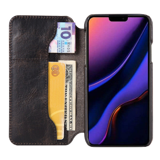 Funda Flip de Cuero Genuino con Ranuras para Tarjetas - Image 25