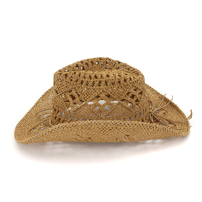Sombrero Vaquero de Paja para Viajes - Protección Solar con Estilo Occidental - Image 13