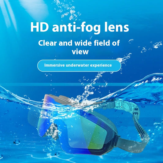 Gafas de Natación Panorámicas HD Anti-empaño Visión Ultra Clara