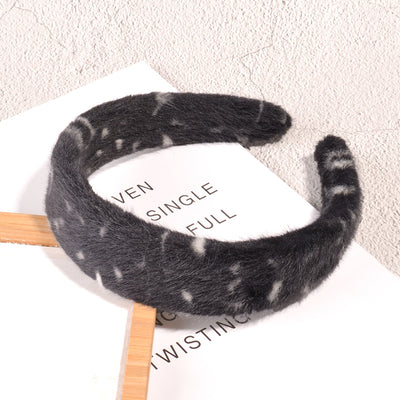 Diadema Estampado Leopardo Suave y Esponjosa - Image 8