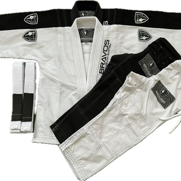 Uniforme de Jiu-Jitsu Brasileño para Competencia - Tela Profesional de Alto Rendimiento