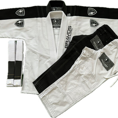 Uniforme de Jiu-Jitsu Brasileño para Competencia - Tela Profesional de Alto Rendimiento