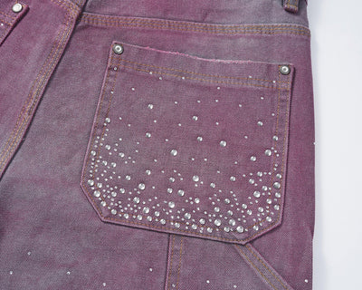 Shorts de Mezclilla Degradado con Teñido Splash Ink - Image 10