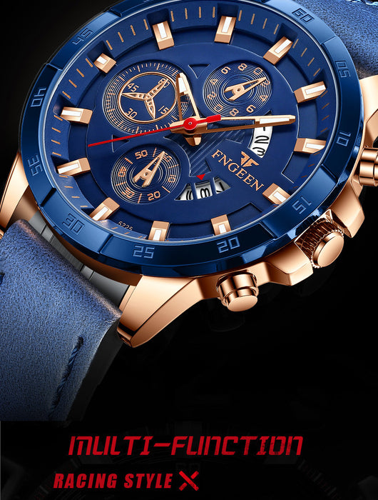 Reloj Deportivo Multifuncional para Hombre con Seis Agujas y Tres Esferas - Image 26