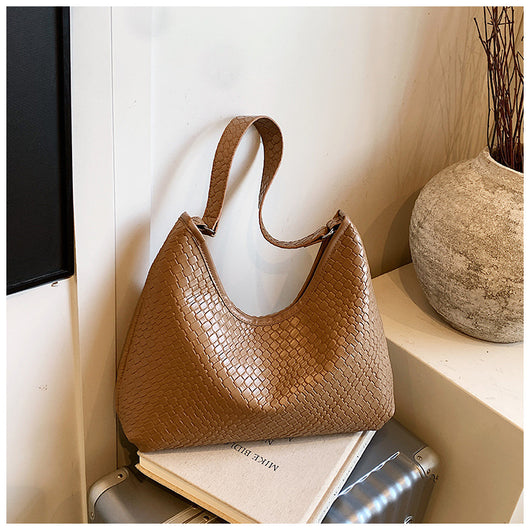 Bolso de Hombro Retro Premium para Mujer - Bolso Tejido de Gran Capacidad - Image 11