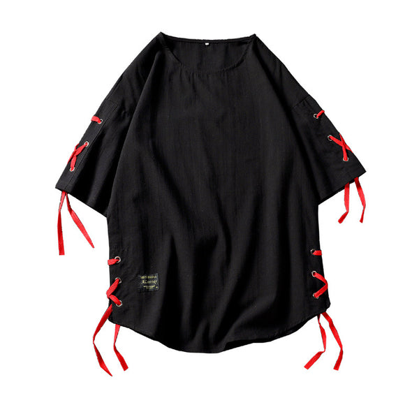 Playera con Caracteres Japoneses de Cinta