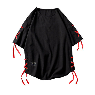 Playera con Caracteres Japoneses de Cinta - Image 2