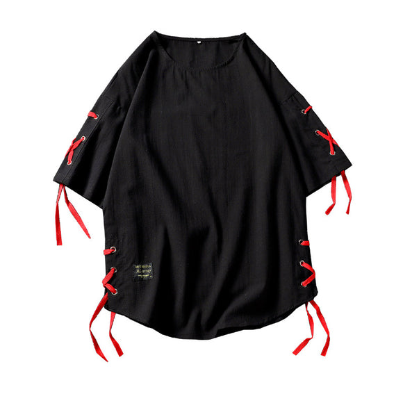 Playera con Caracteres Japoneses de Cinta