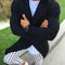 Cardigan Sudadera con Capucha Tejida de Manga Larga para Hombre
