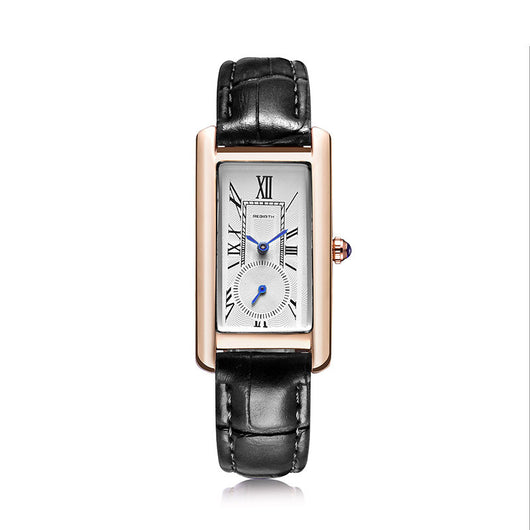 Reloj de Pulsera Cuadrado Impermeable para Mujer con Escala Romana y Correa de Moda - Image 16
