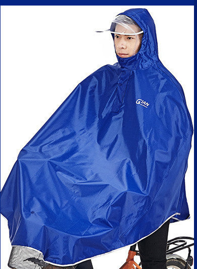 Bicicleta Eléctrica para Adulto con Casco Transparente y Poncho Impermeable - Image 3