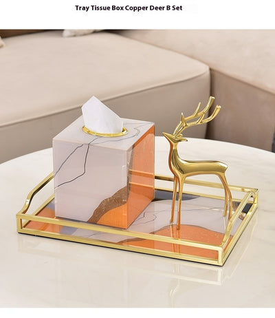 Mesita de Centro Rectangular con Almacenamiento y Bandeja Decorativa - Image 18