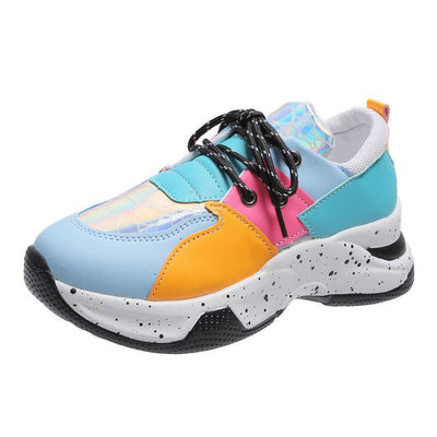 Tenis Casuales con Plataforma y Cordones para Mujer - Image 9