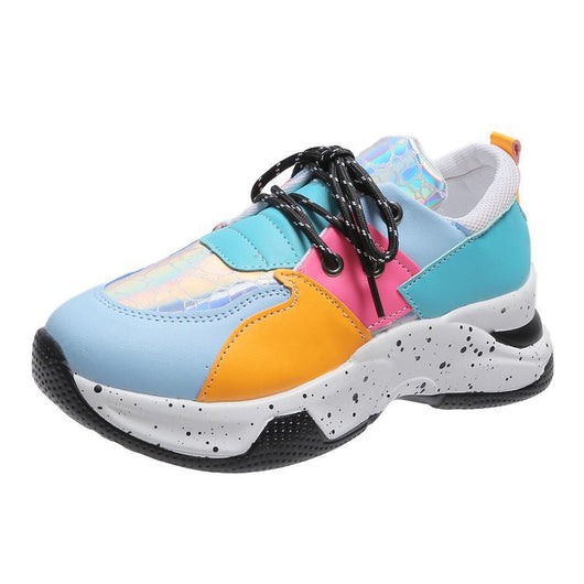 Tenis Casuales con Plataforma y Cordones para Mujer - Image 9