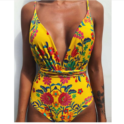 Traje de Baño Enterizo Espalda Descubierta para Mujer - Image 7