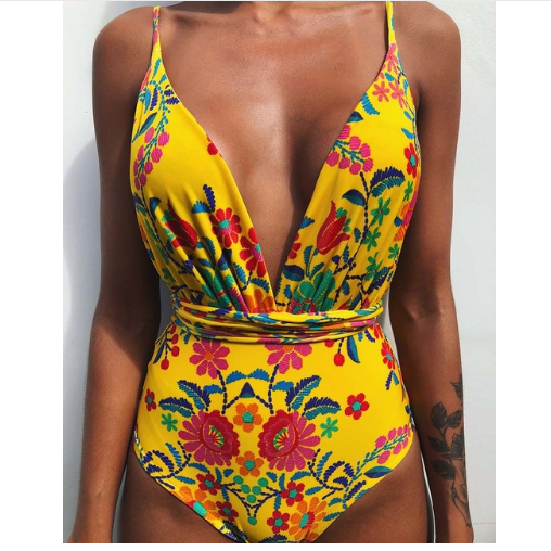 Traje de Baño Enterizo Espalda Descubierta para Mujer - Image 7