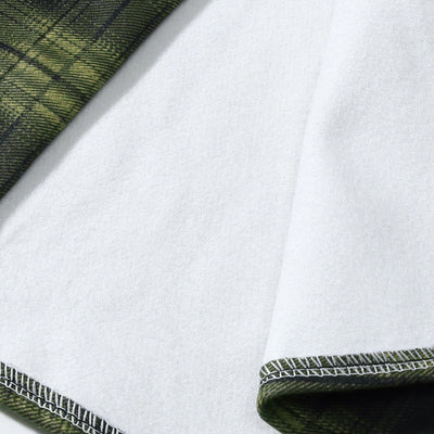 Chamarra Cuadros con Capucha - Estilo Casual Holgado para Hombre - Image 21