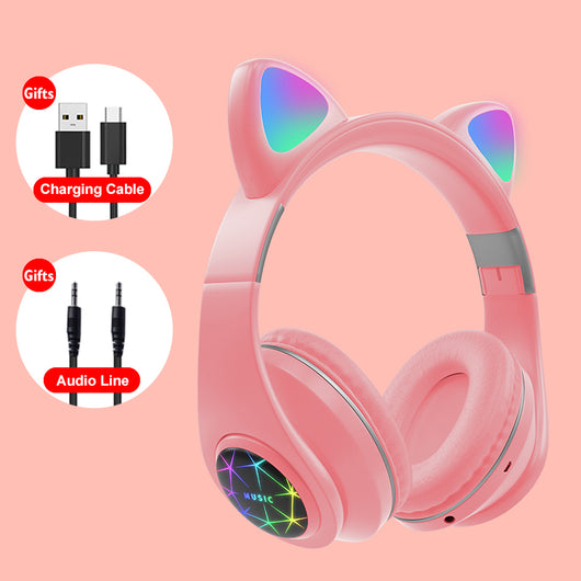 Auriculares Inalámbricos Deportivos con Diseño de Orejas de Gato - Image 27