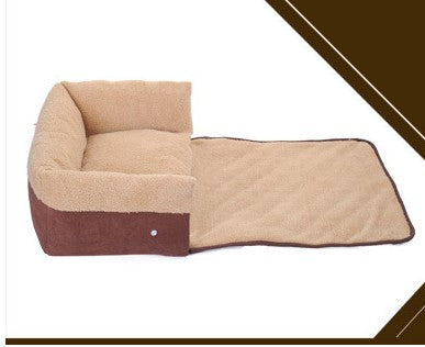 Cama Nido Reversible para Mascotas con Manta Removible - Image 4