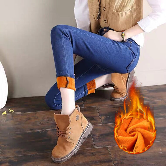 Jeans Cómodos Talle Alto para Mujer - Invierno - Image 7