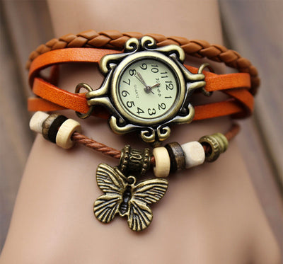 Reloj de Pulsera Enrollable en Cuero Genuino - Image 10