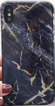 Funda para Celular Mármol Verde Dorado con Logo Personalizado - Image 14