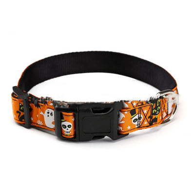 Collar Ajustable de Nylon para Mascotas con Diseños de Halloween - Image 3