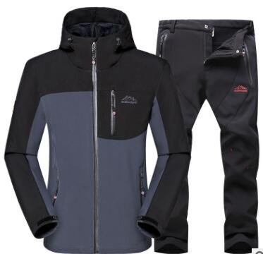 Traje Ejecutivo Shark Skin Soft Shell para Otoño e Invierno - Image 5