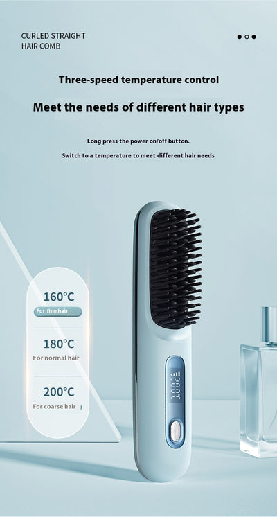 Peine Alisador Eléctrico con Cerámica Recargable Portátil - Image 8