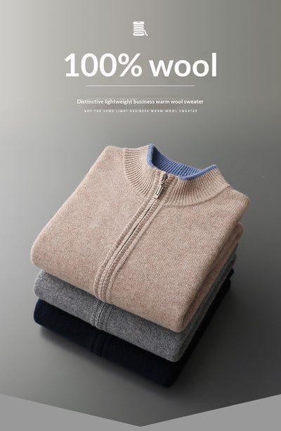 Conjunto de Sweater Tejido con Cuello Semicerrado y Cierre de Cremallera - Image 20